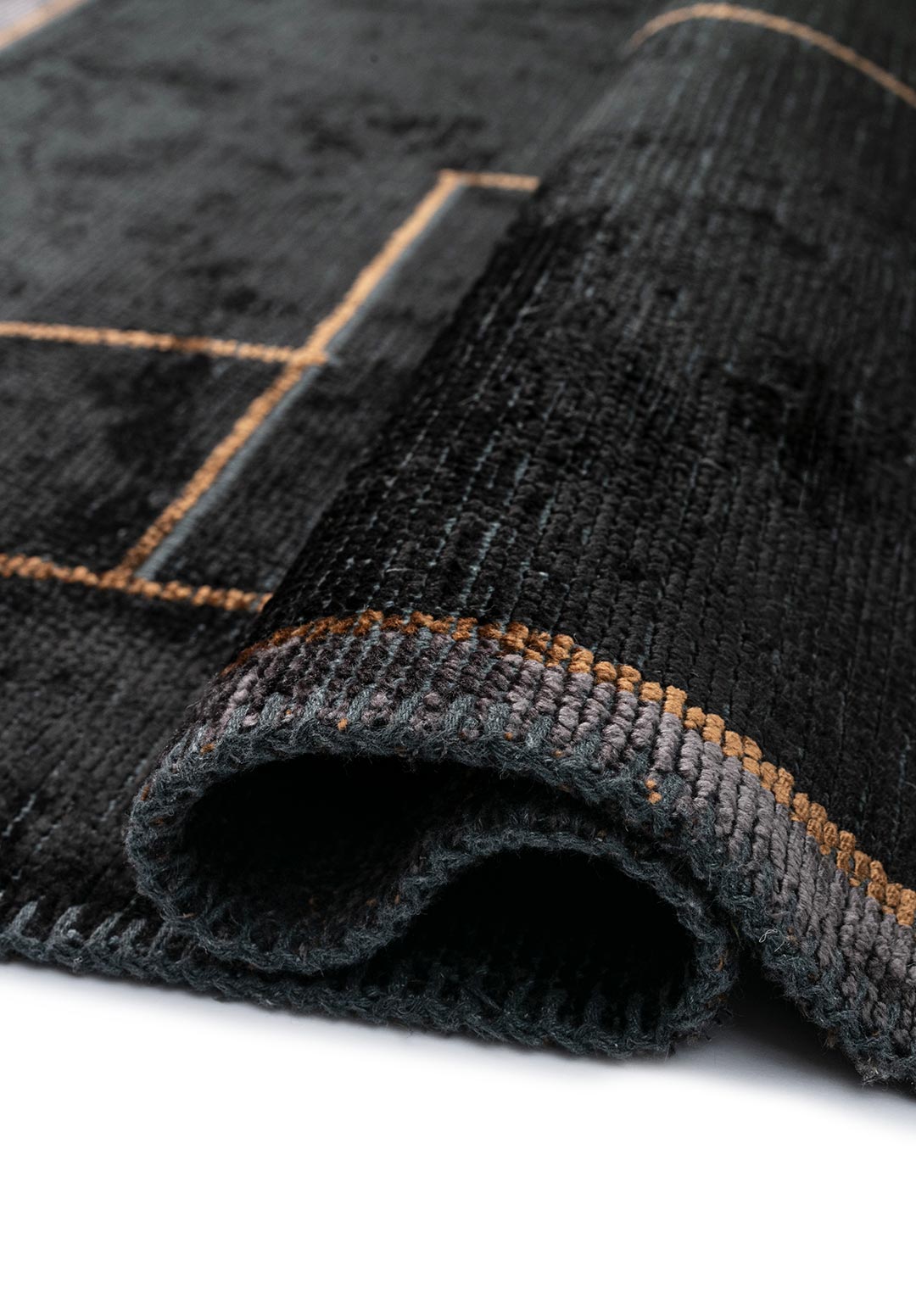 LISBON BLACK - CHARCOAL - CACAO RUG - 2