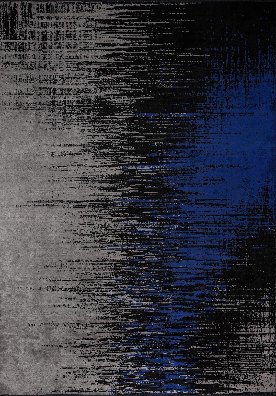 MURCIA BLACK - SAX BLUE - LIGHT GREY RUG - 1