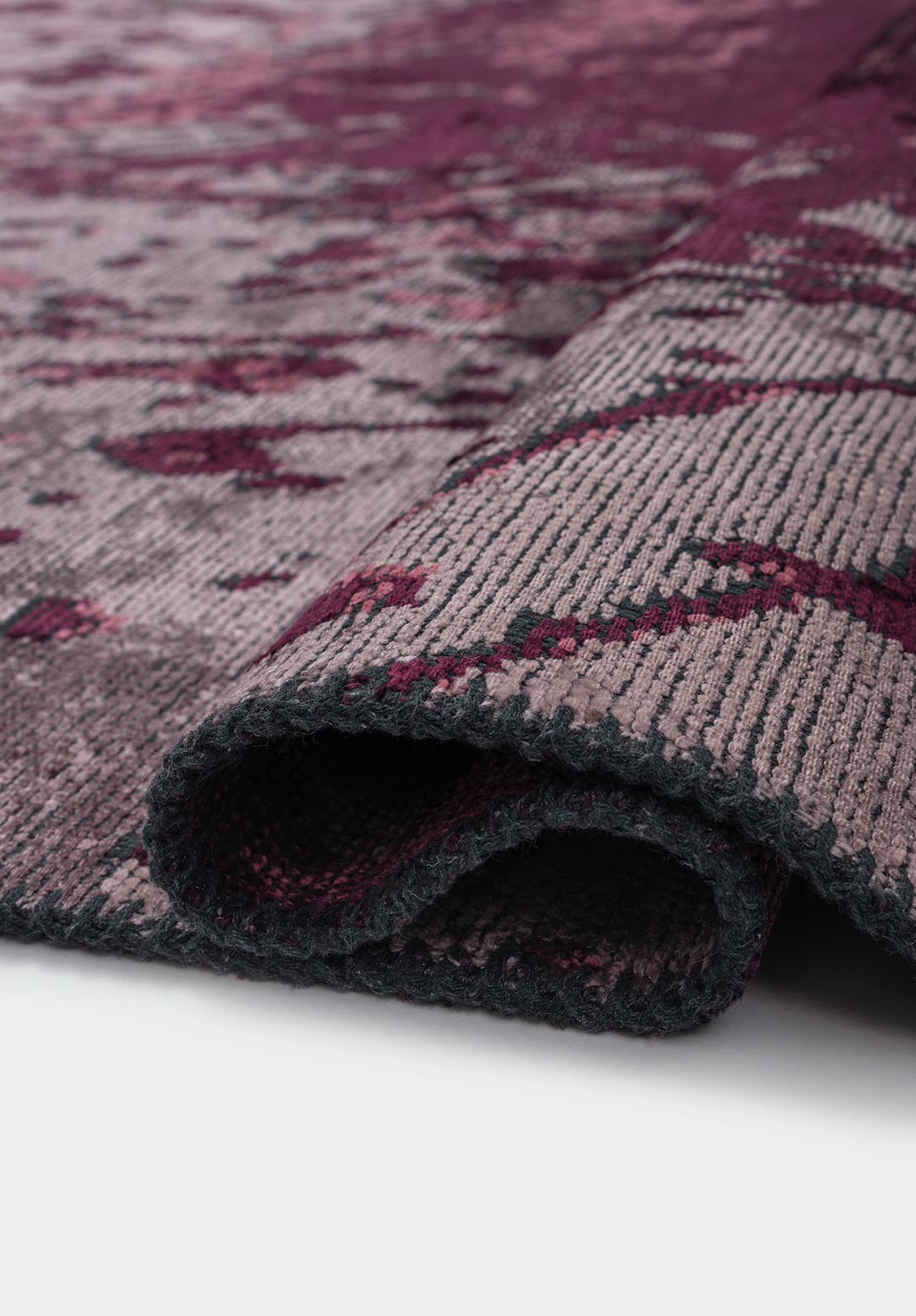 MALLORCA DARK DAMSON - ROSE - DAMSON RUG - 2