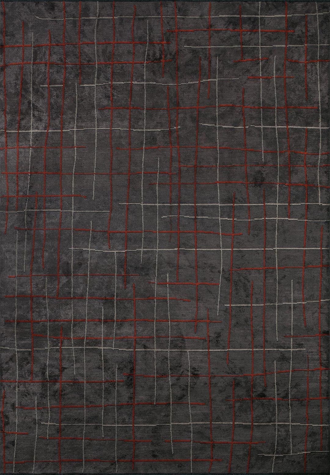 BROOKLYN BEIGE - CHARCOAL - DARK TERRA RUG - 1