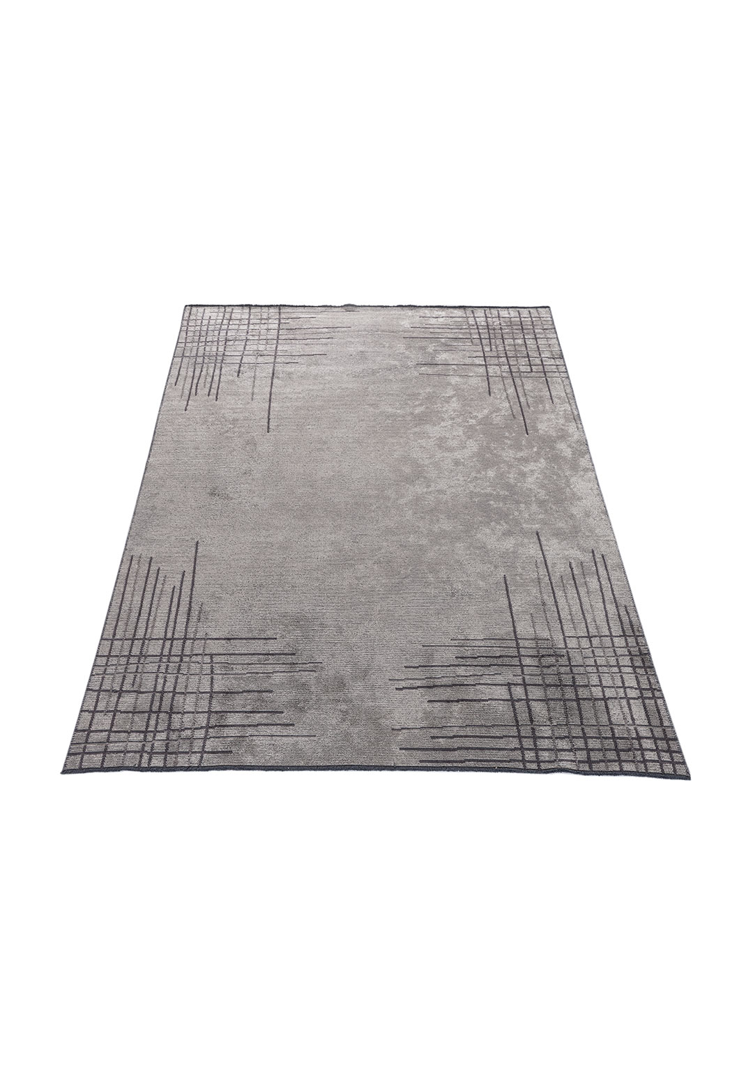 MANHATTAN CREAM - DARK GREY - CHARCOAL RUG - 6
