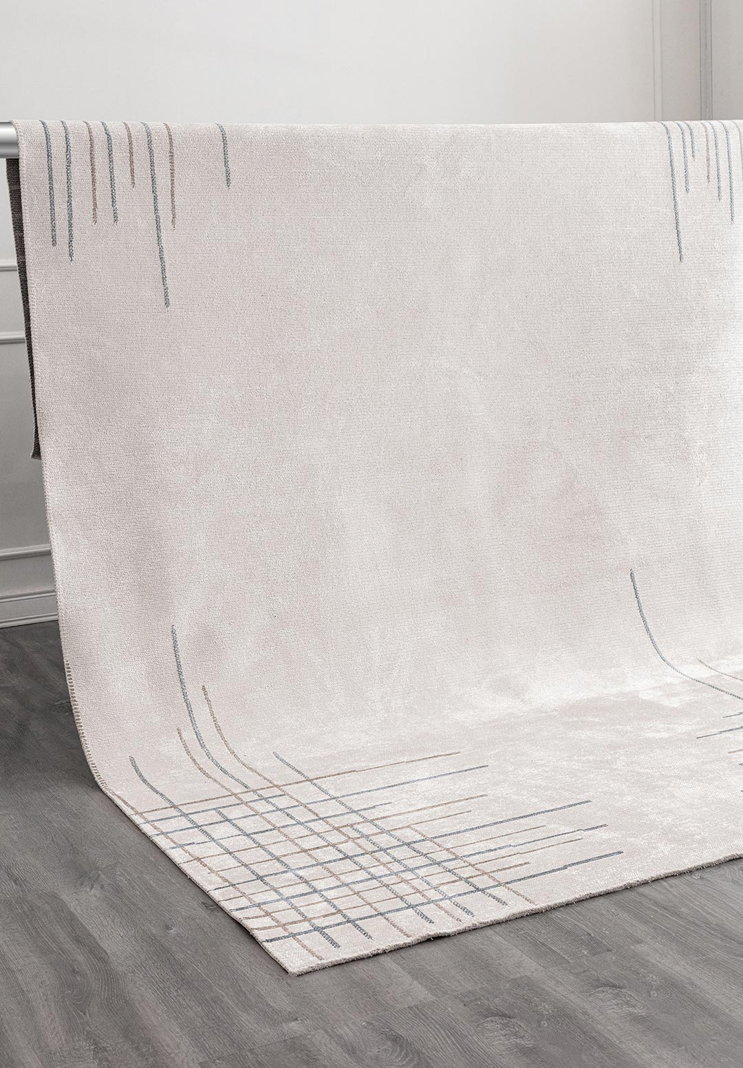 MANHATTAN ECRU - NOUGAT - BLUE RUG - 4