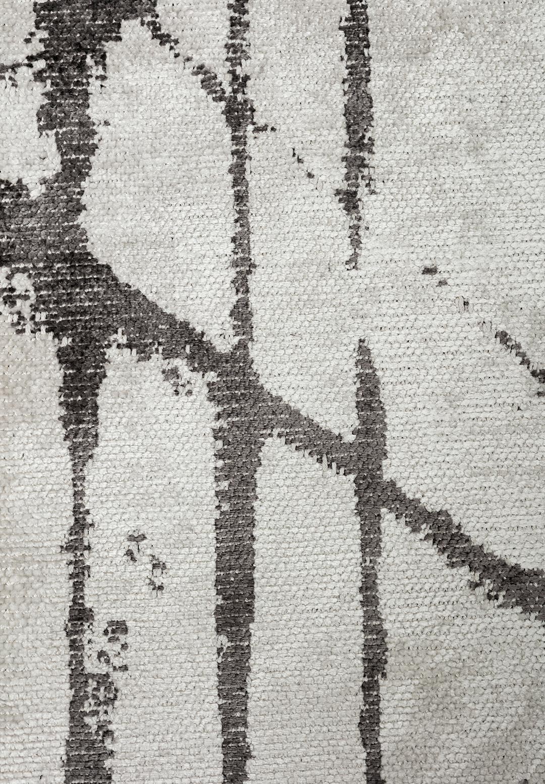 CRACK DARK GREY - ECRU RUG - 5