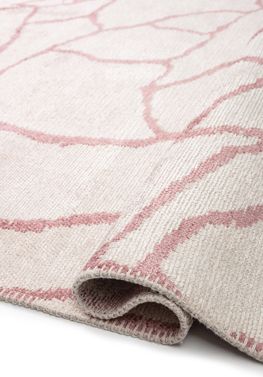 DRY DAMSON - LIGHT GREY - ECRU RUG - 2