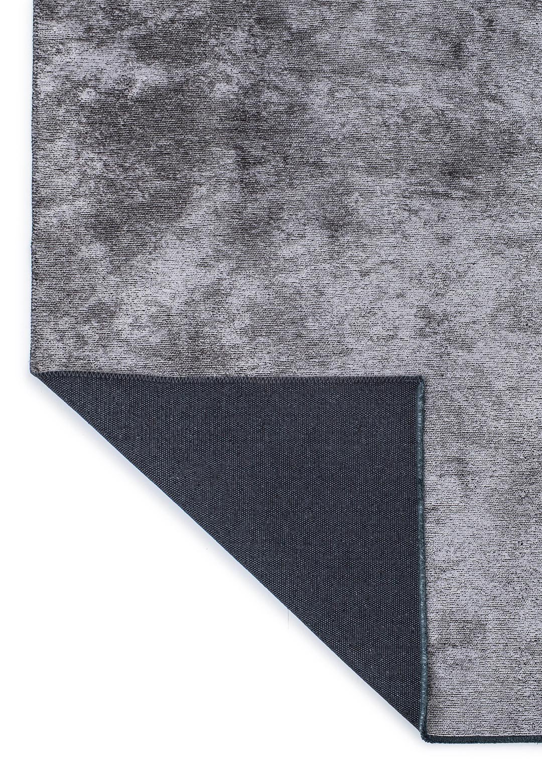 HAZE LIGHT GREY - BLACK RUG - 3