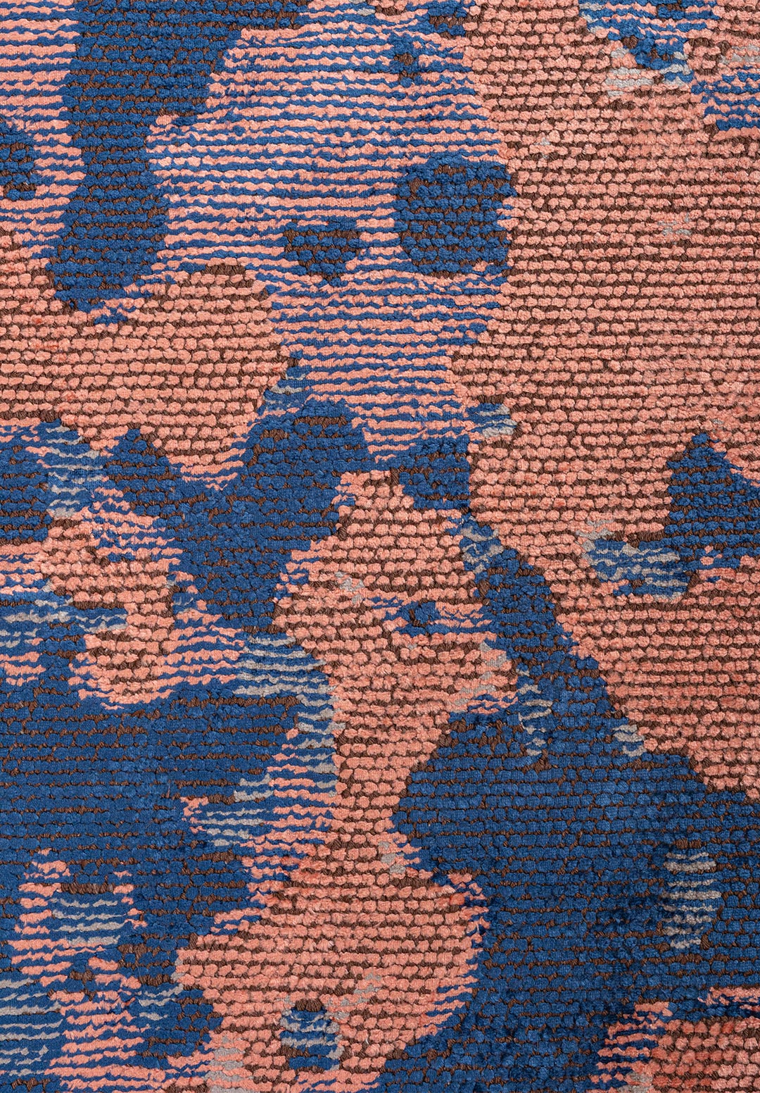FLASH NAVY BLUE - GREY - LIGHT CORAL RUG - 5
