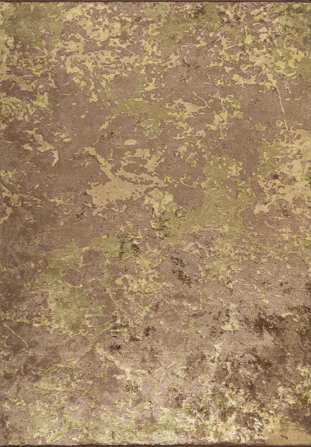 FLASH GREEN - OLIVE GREEN - MINK RUG - 1