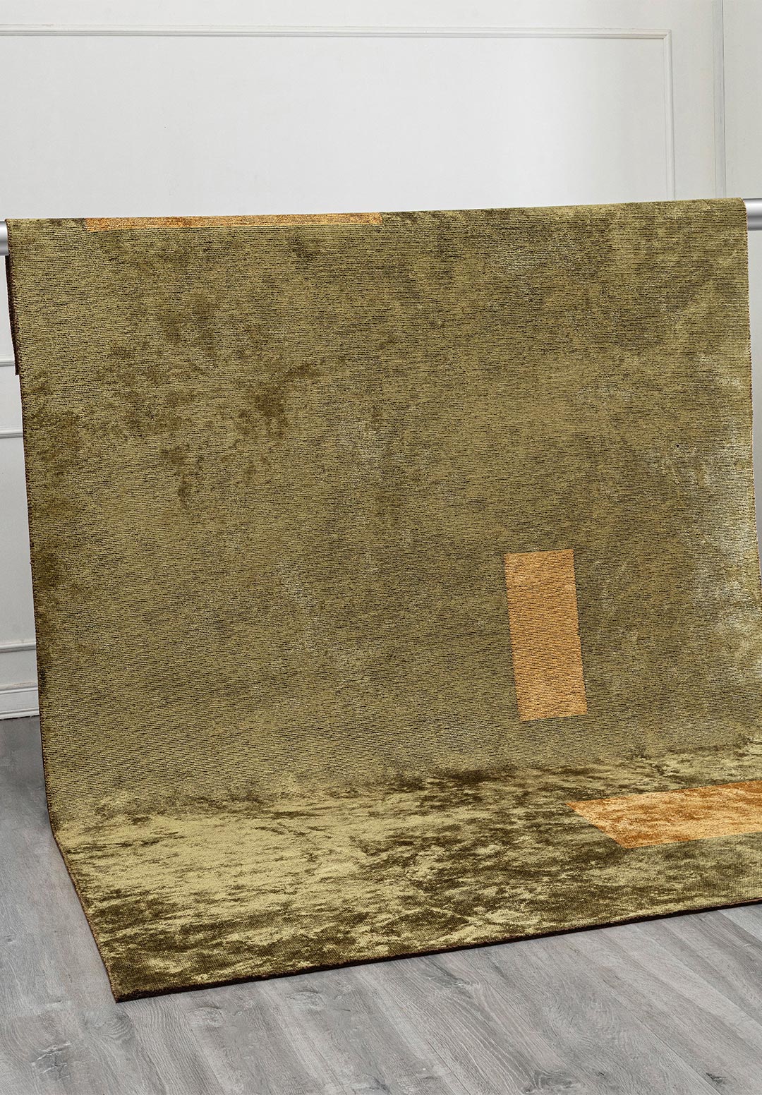 URBAN GREEN - GOLD - BLACK RUG - 4