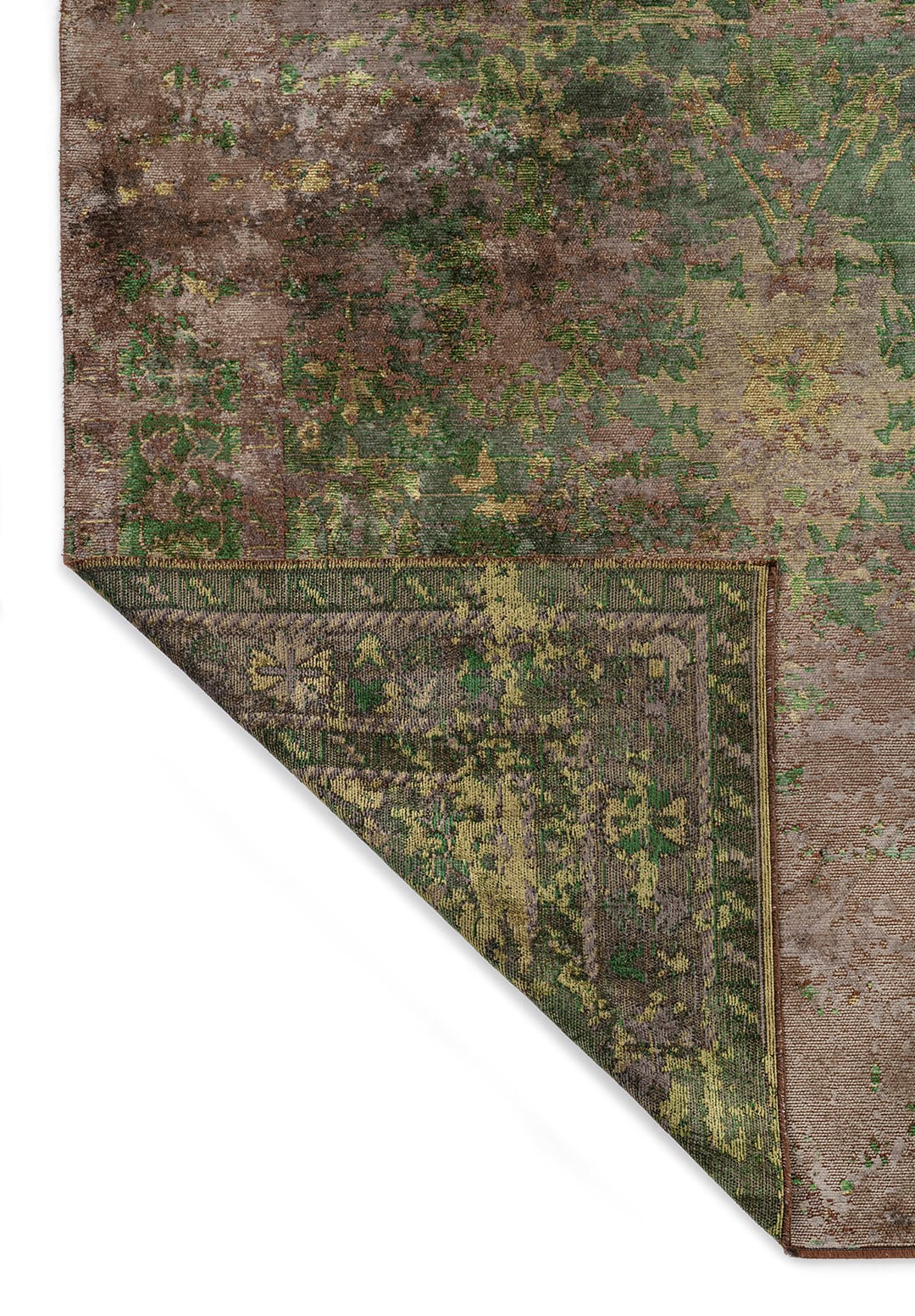 SPLENDOR ERA KHAKI - ANTHRACITE - FOREST GREEN - GREEN RUG - 3