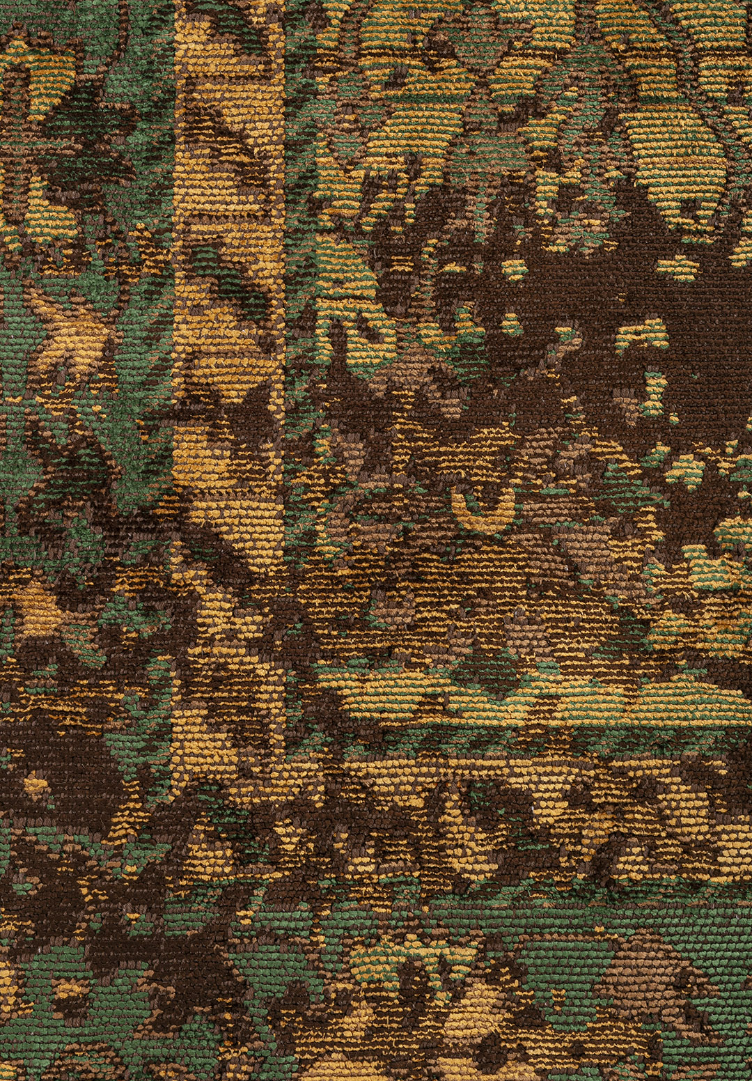 SPLENDOR ERA DARK BROWN - MUSTARD - FOREST GREEN - CACAO RUG - 5