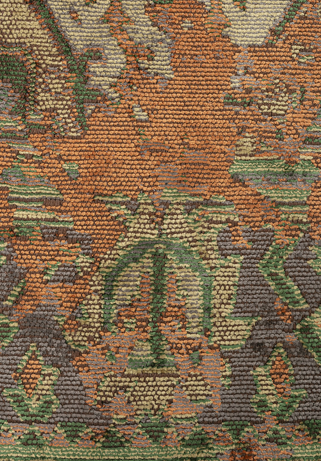 MONARCH ERA TERRA - ANTHRACITE - OLIVE GREEN - FOREST GREEN RUG - 5