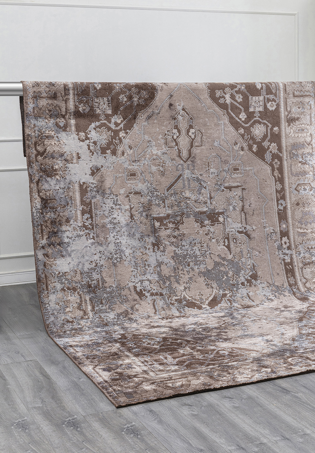 MONARCH ERA BLUE - STONE - DARK MINK - NOUGAT RUG - 4