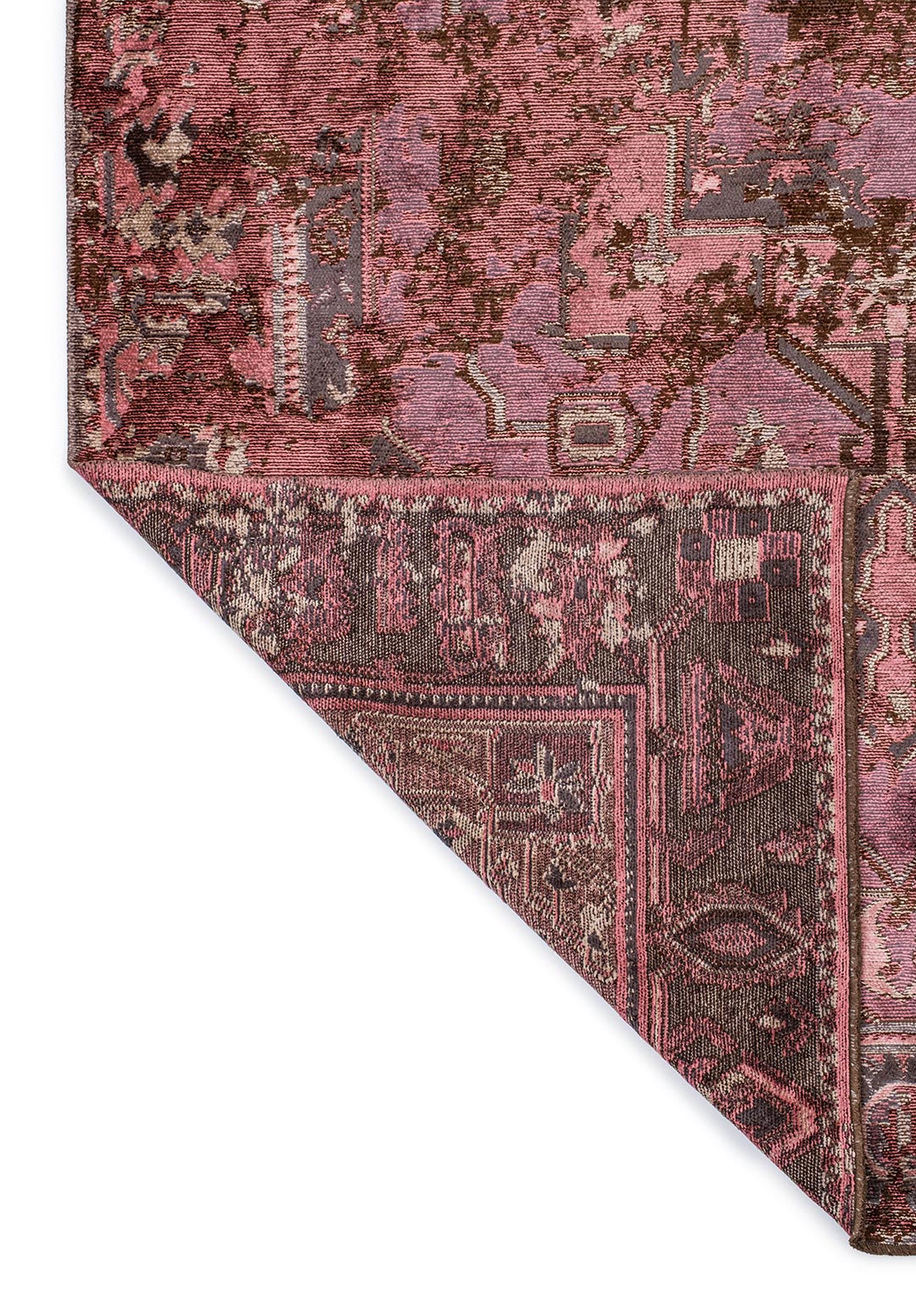 MONARCH ERA DARK BROWN - ROSE - CHARCOAL - NOUGAT RUG - 3