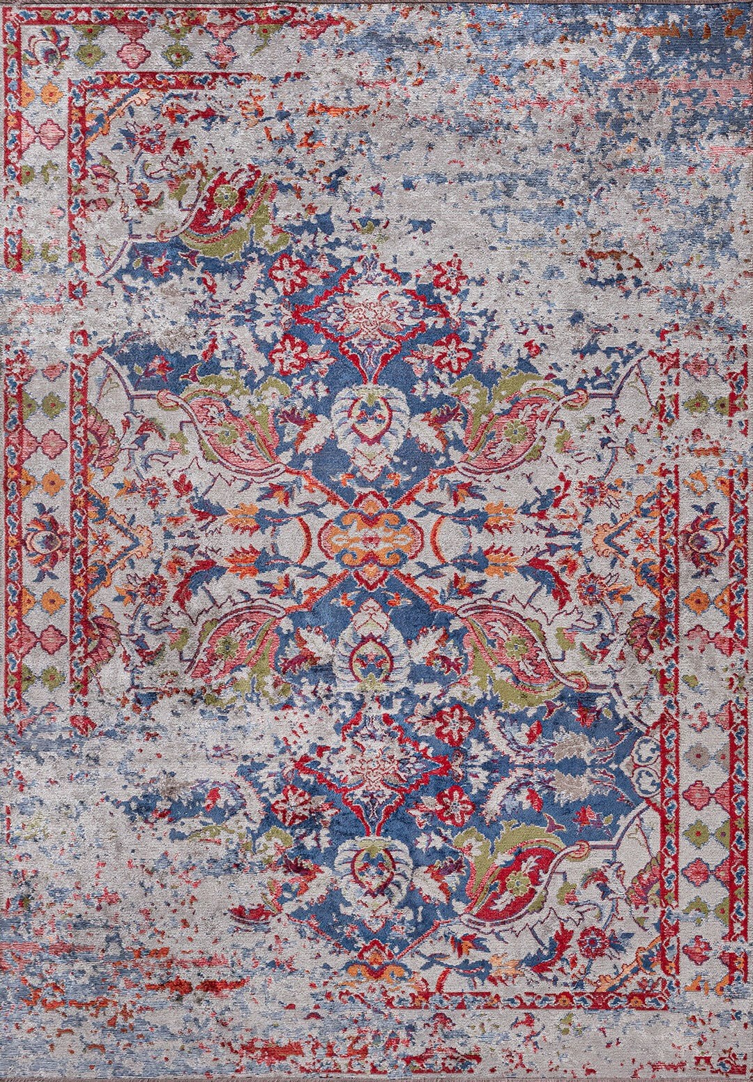FORTRESS ERA LIGHT GREY - GREEN - RED - NAVY BLUE - TERRA - DARK GREY RUG - 1