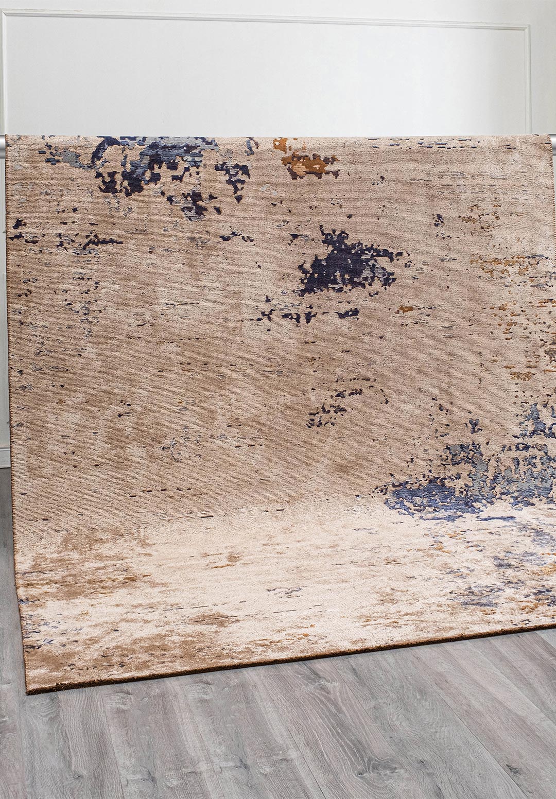 FROST CREAM - LIGHT BROWN - CACAO - DARK NAVY - BLUE RUG - 4