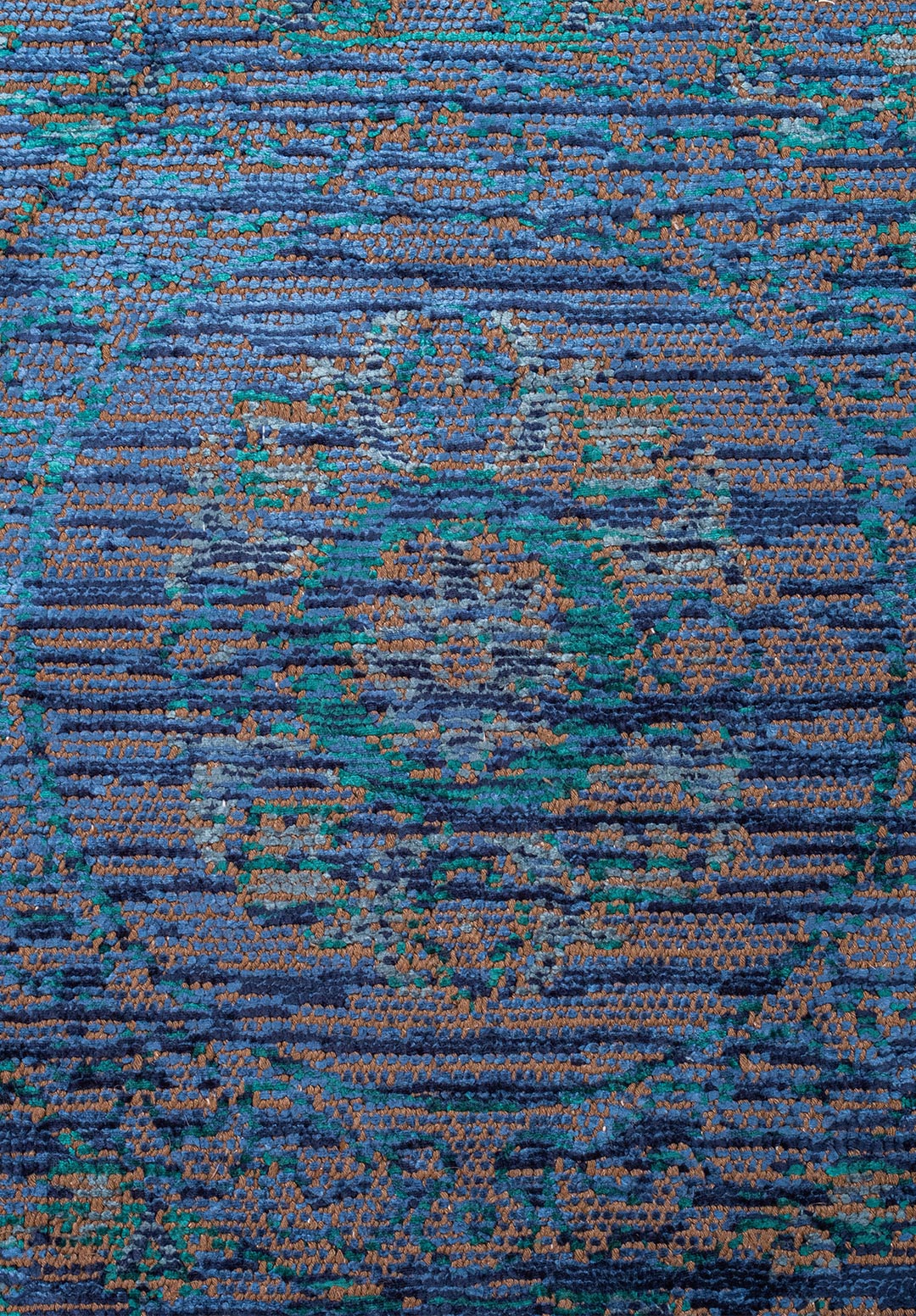 PALACE DARK TURQUOISE - PETROL - NAVY BLUE - DARK NAVY RUG - 5