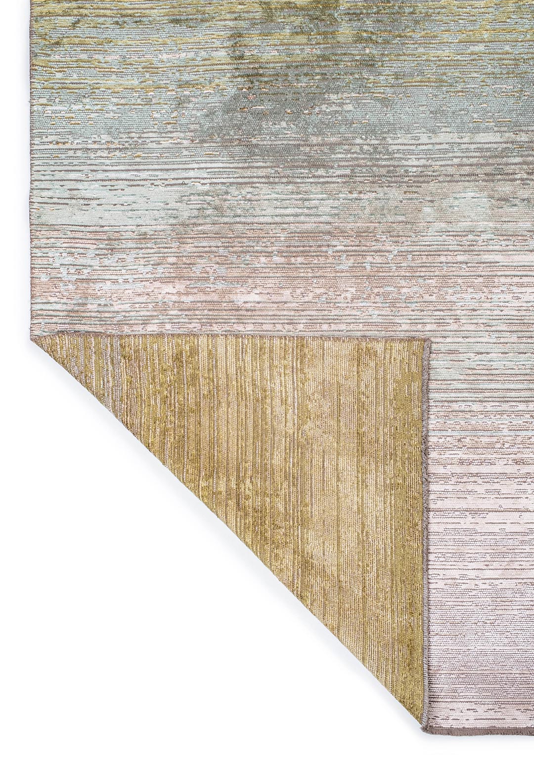 AURORA WHITE - CREAM - OLIVE GREEN - GREEN - RIVER GREEN RUG - 3