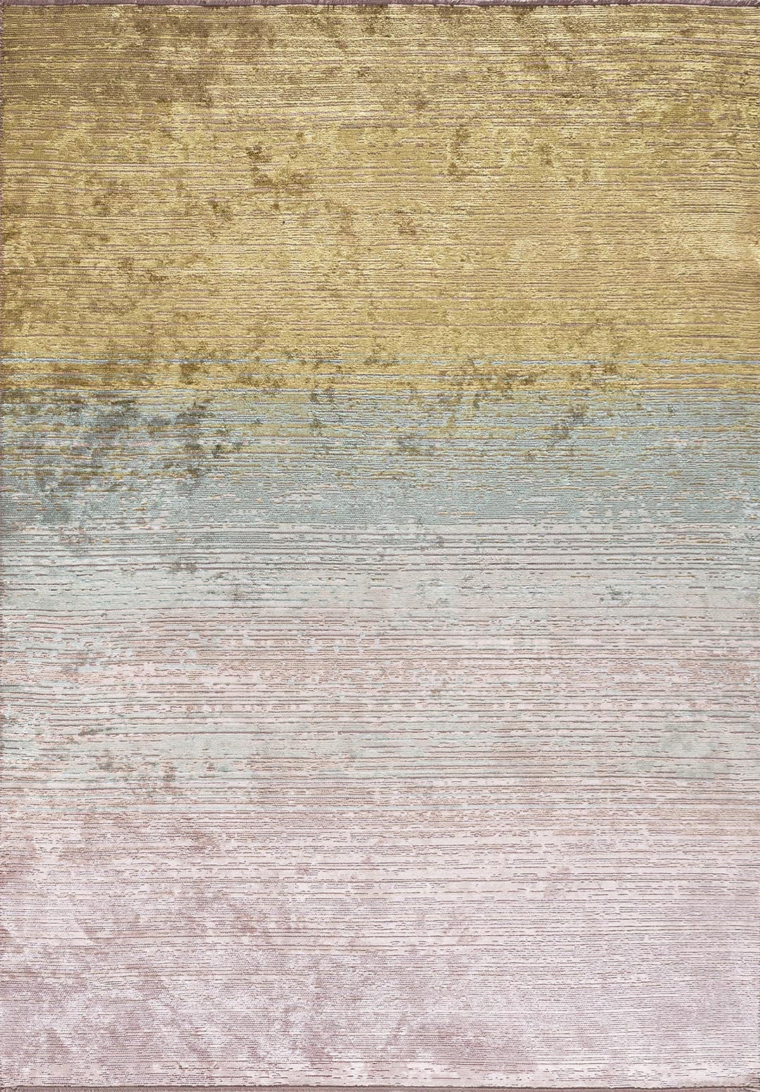 AURORA WHITE - CREAM - OLIVE GREEN - GREEN - RIVER GREEN RUG - 1