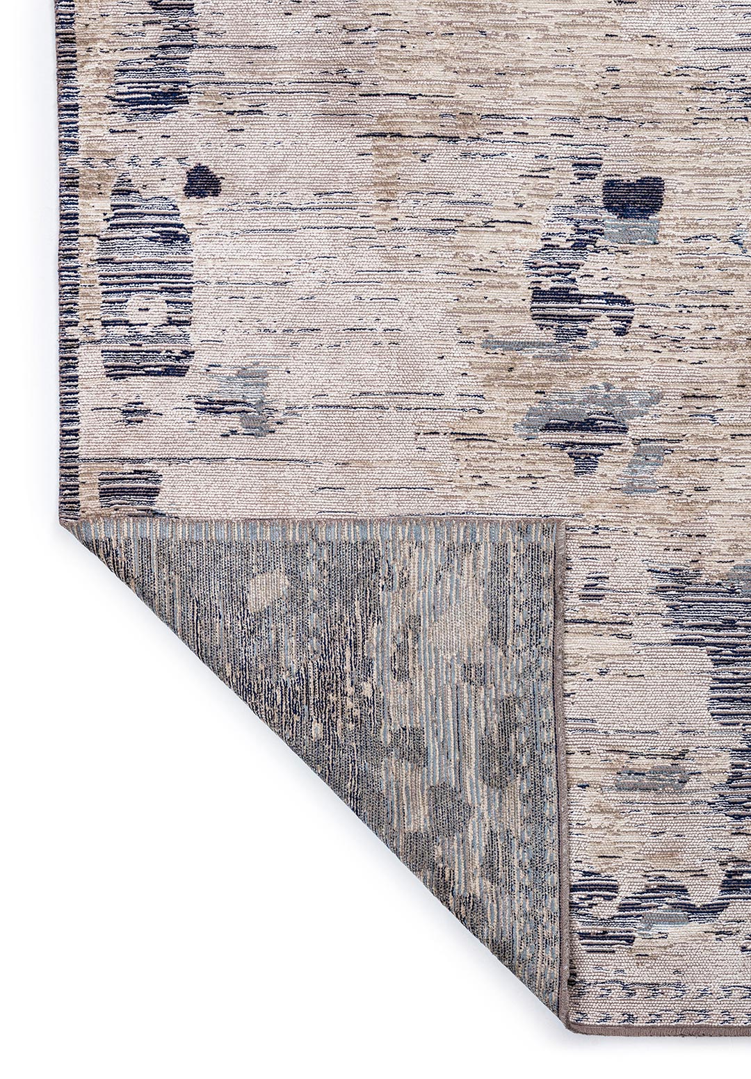 RIMA WHITE - BEIGE - BLUE - DARK NAVY - DARK BROWN RUG - 3
