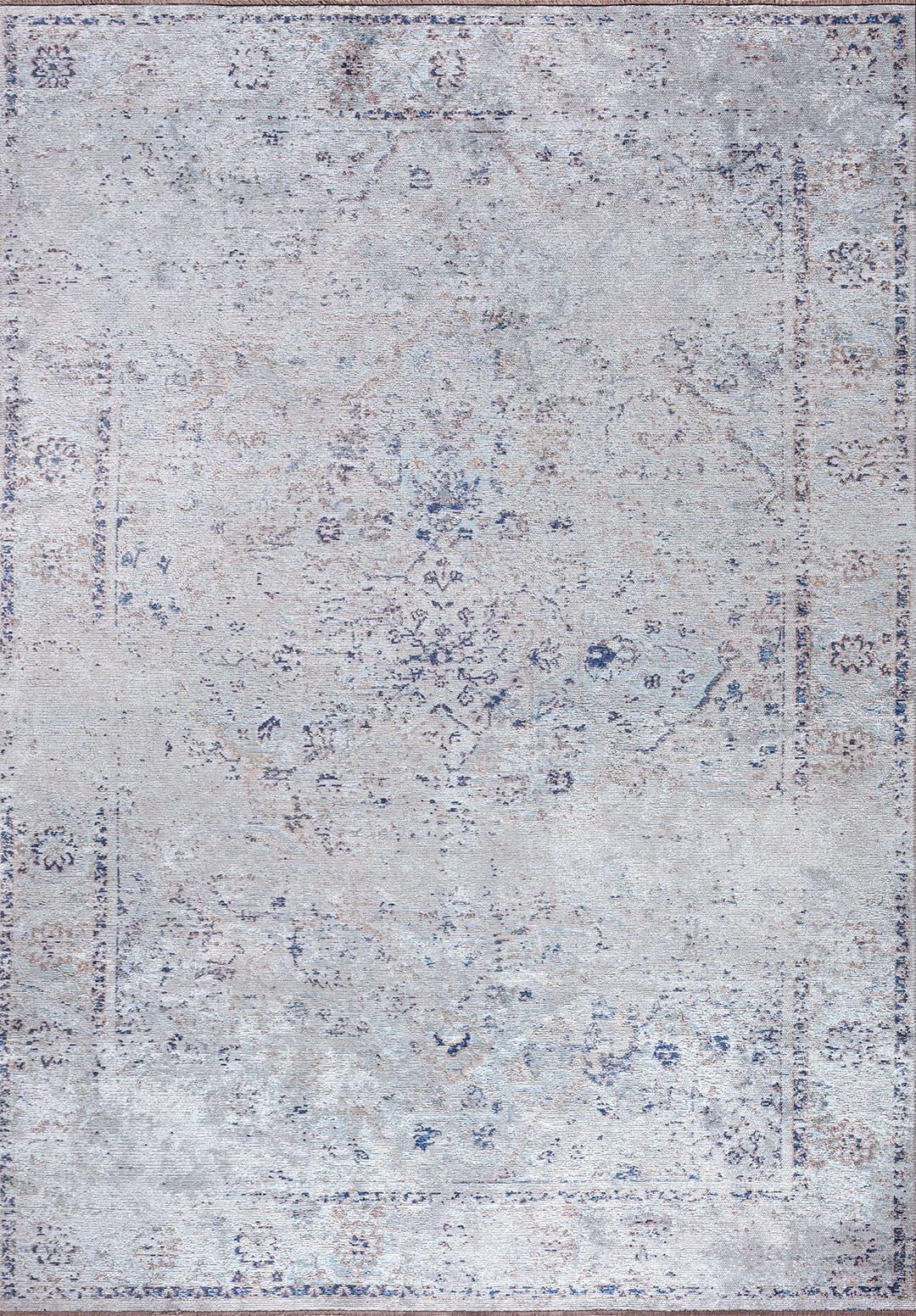 SIRENA ICE BLUE - BLUE - NAVY BLUE - BEIGE RUG - 1