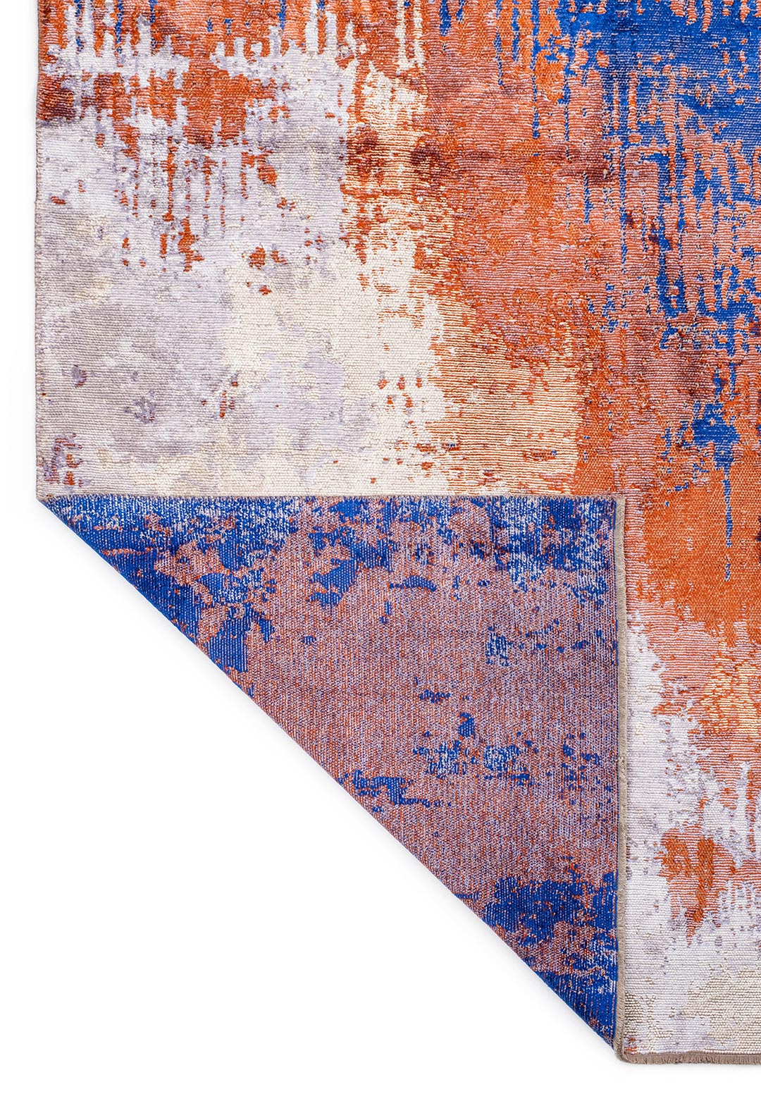 ORION WHITE - LILAC - RUST - SAKS BLUESİ RUG - 3