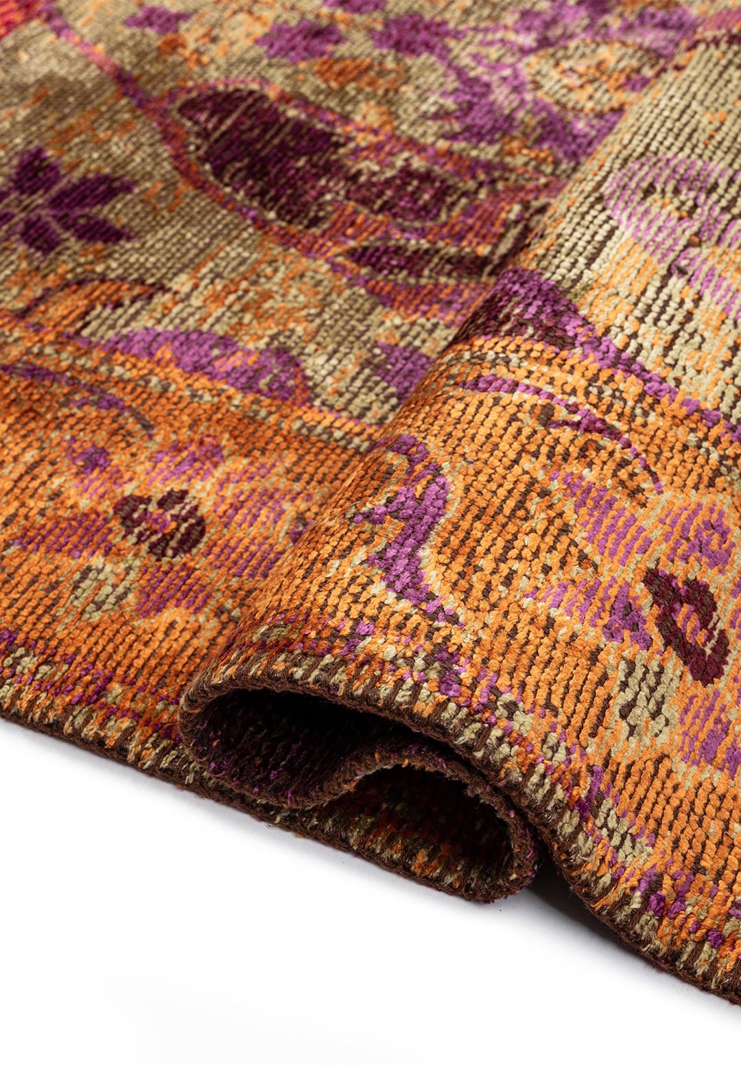 BARON ORANGE - PURPLE - OLIVE GREEN - CHERRY - MAGENTA RUG - 2