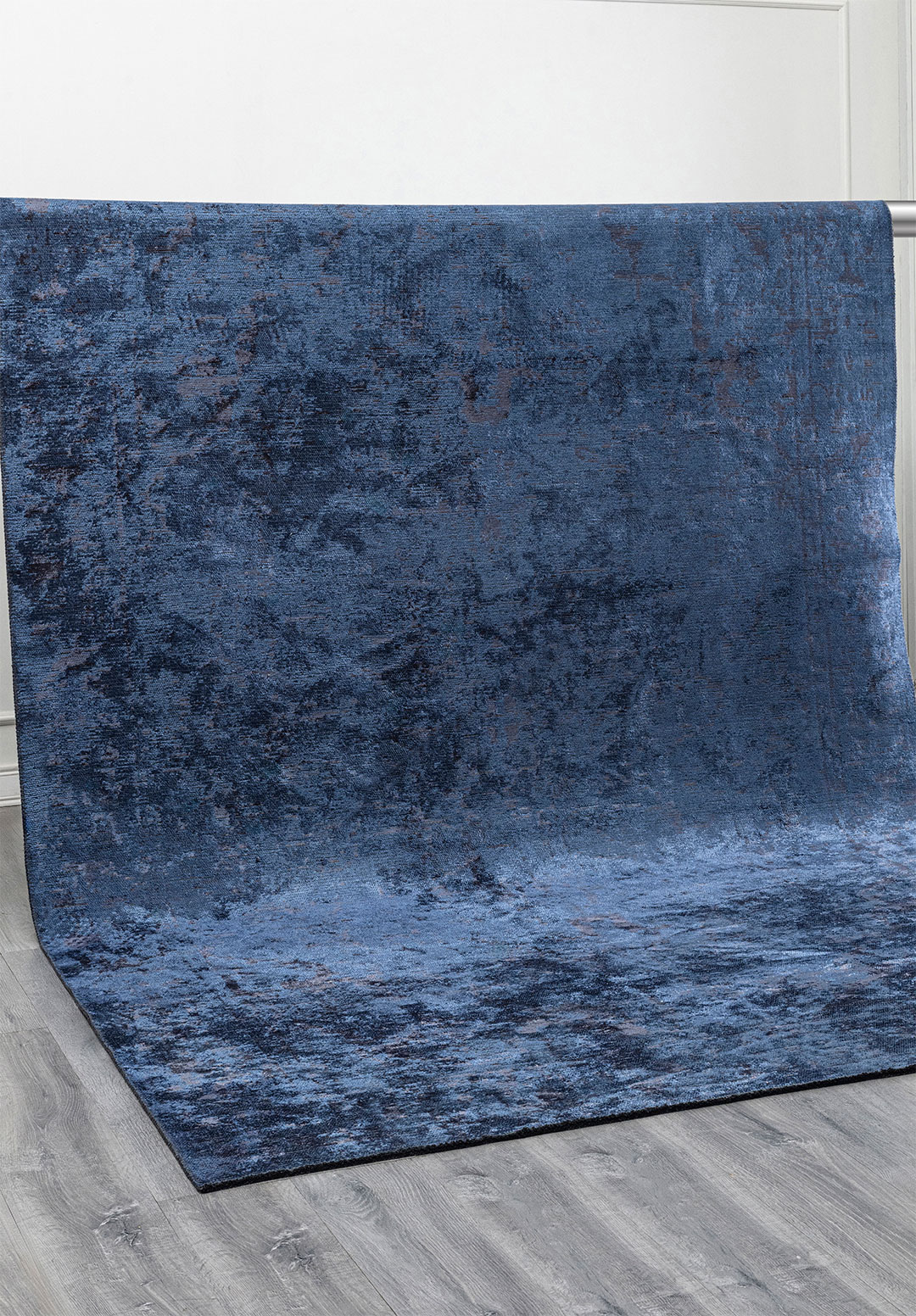 IVY CHARCOAL - NAVY BLUE RUG - 4