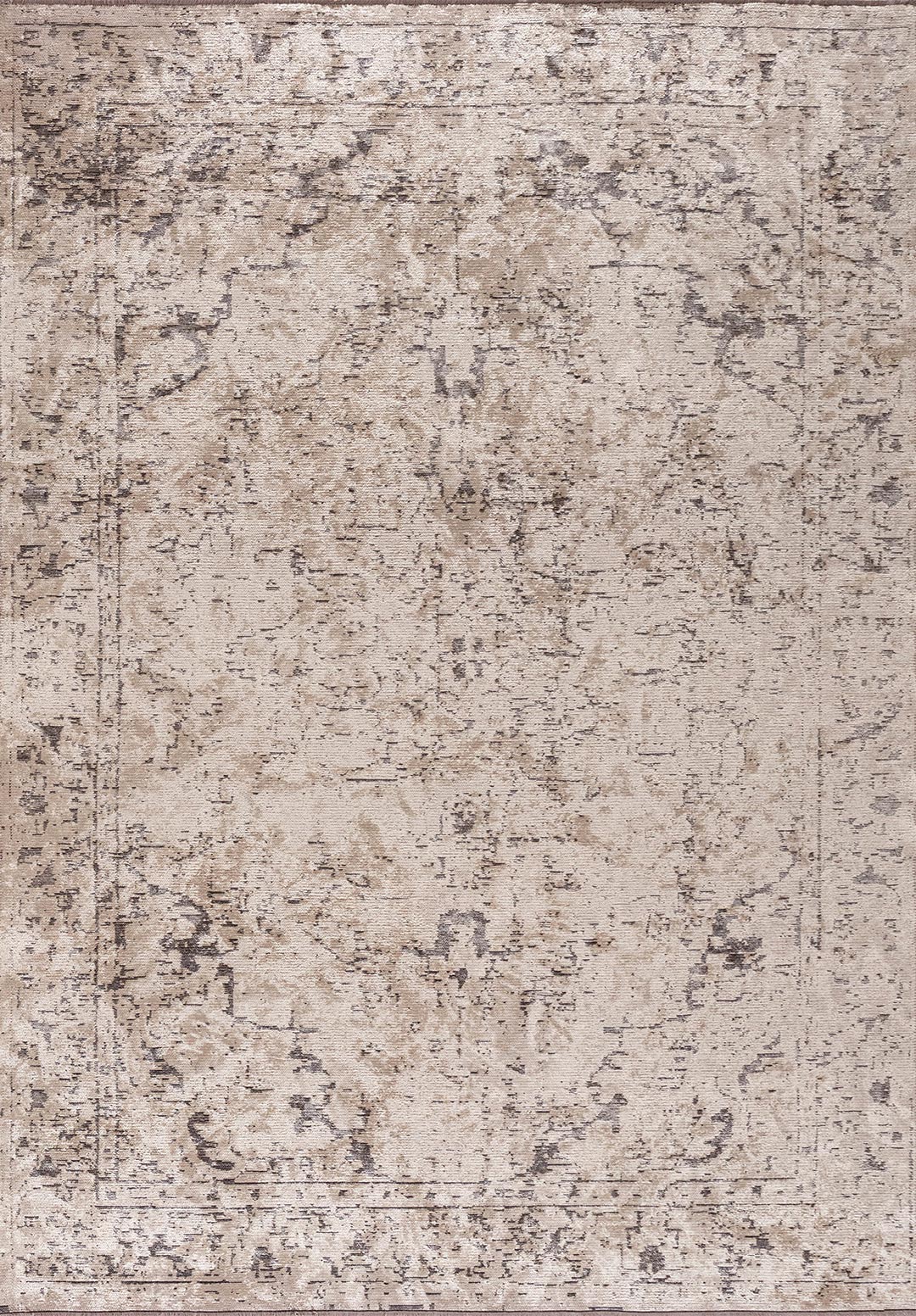 IVY CHARCOAL - CREAM RUG