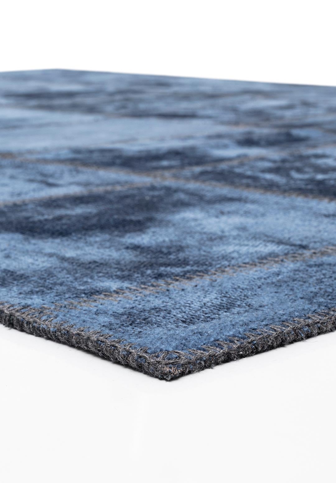 PATCH NAVY BLUE RUG - 4