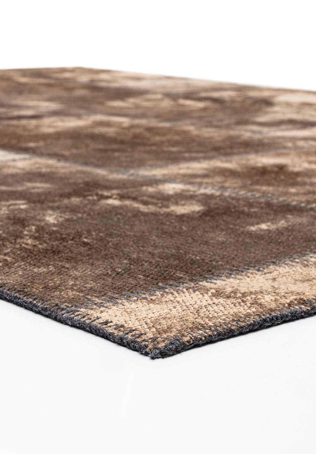 PATCH LIGHT BROWN RUG - 4