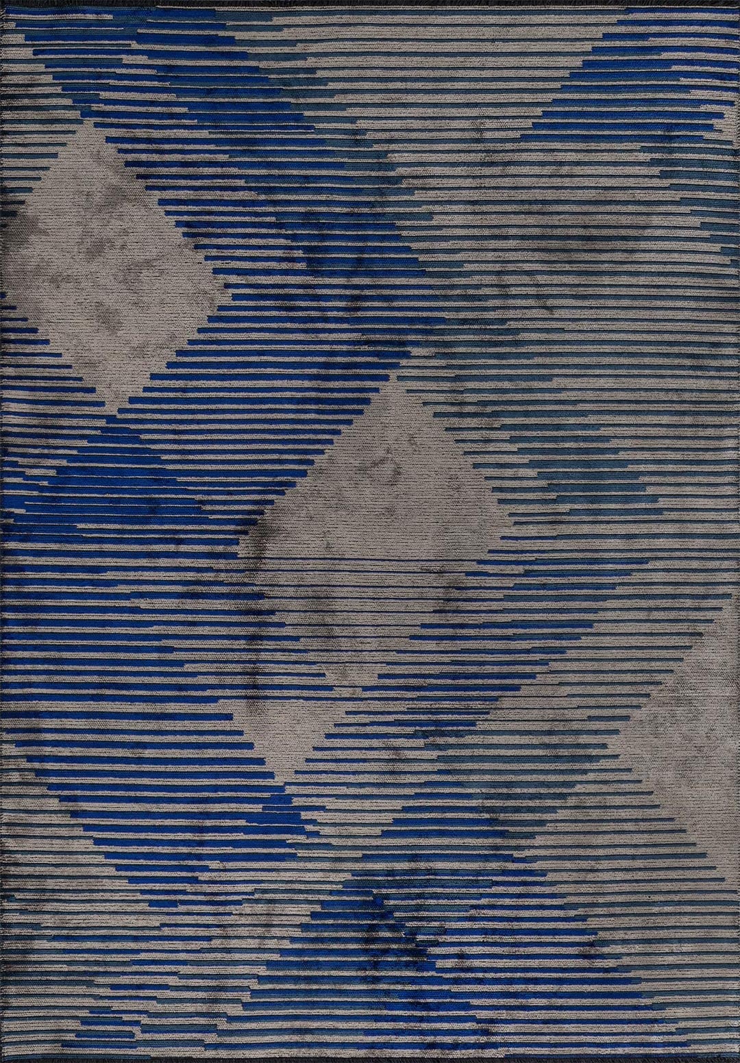 BARCELONA NAVY BLUE - SAX BLUE - LIGHT GREY RUG - 1