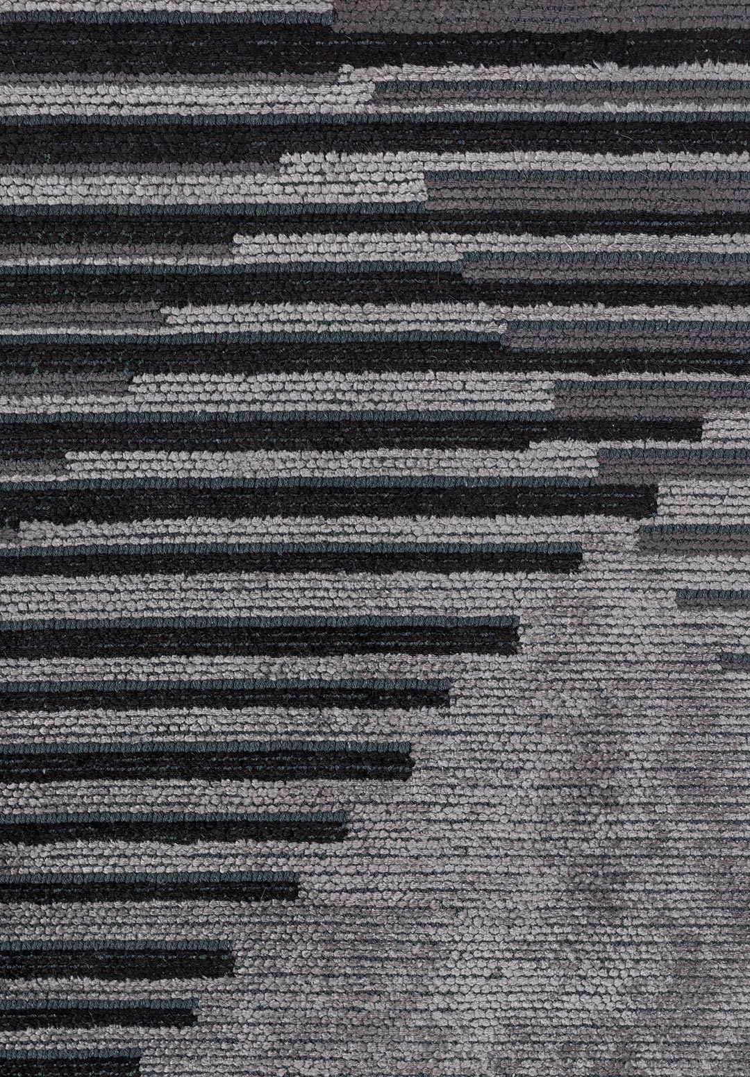BARCELONA CHARCOAL - BLACK - GREY RUG - 5