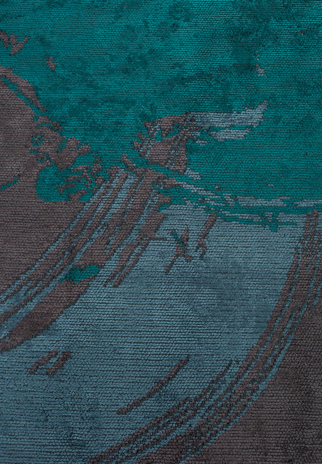 MADRID DARK TURQUOISE - CHARCOAL - PETROL RUG - 5