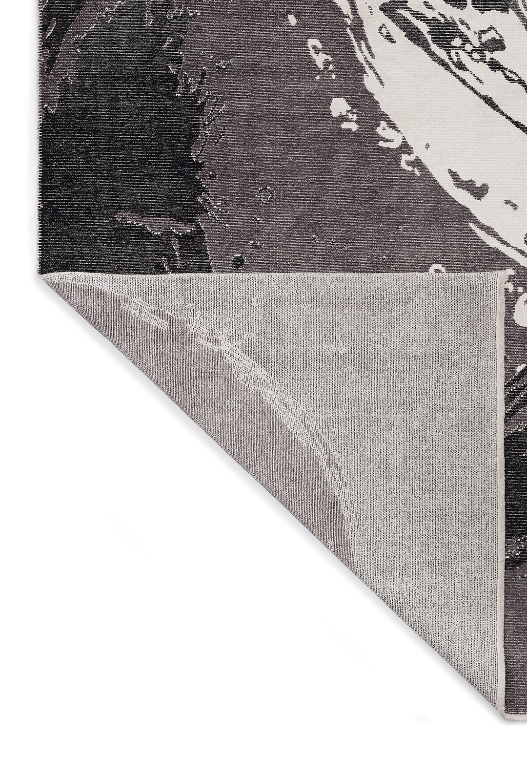 MADRID BLACK - CHARCOAL - ECRU RUG - 3