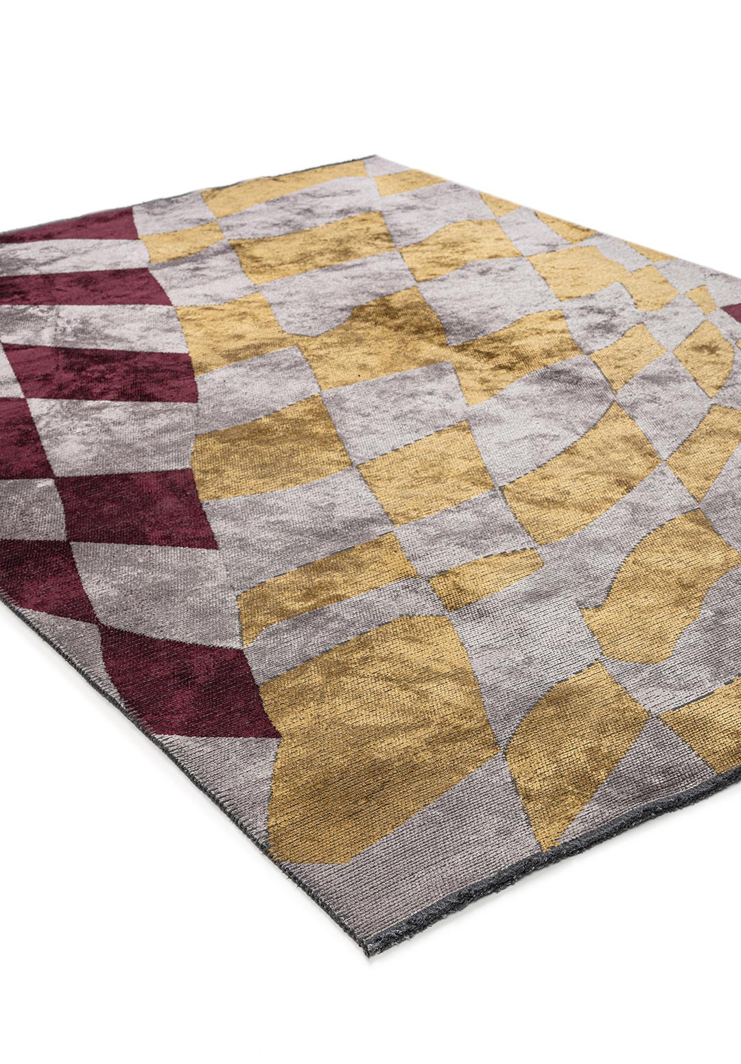 JERSEY CHERRY - LIGHT GREY - GOLD - LIGHT GREY RUG - 4