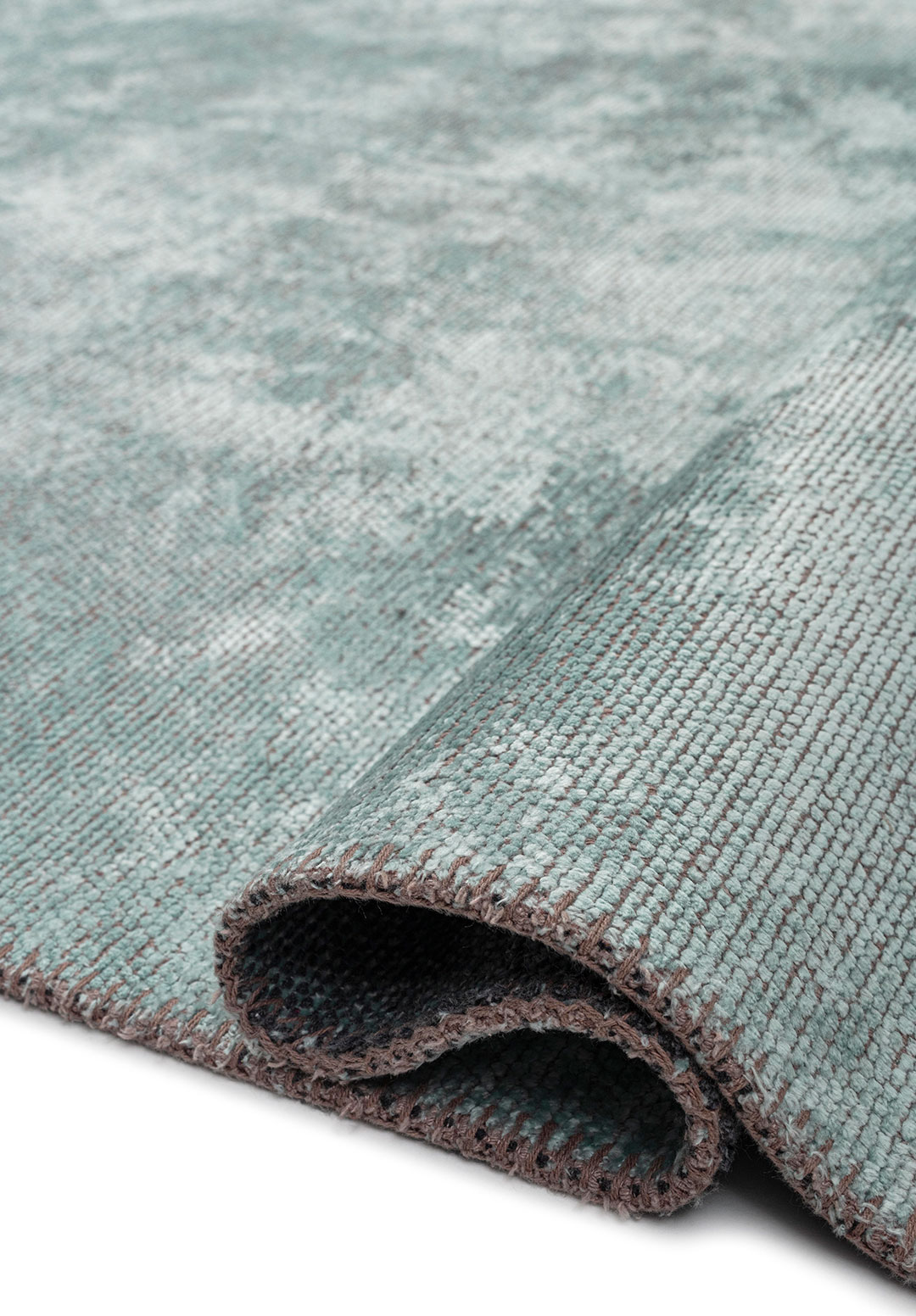 PLAIN ICE BLUE (M) RUG - 2