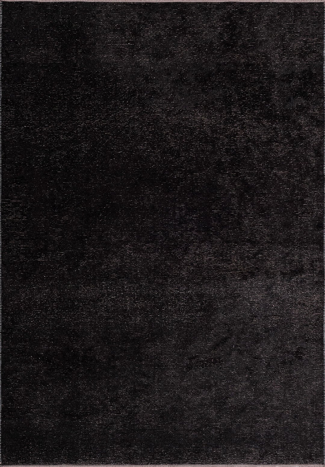 PLAIN BLACK (M) RUG