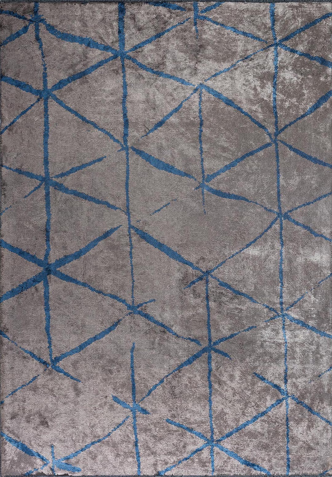 PALERMO NAVY BLUE - DARK GREY RUG