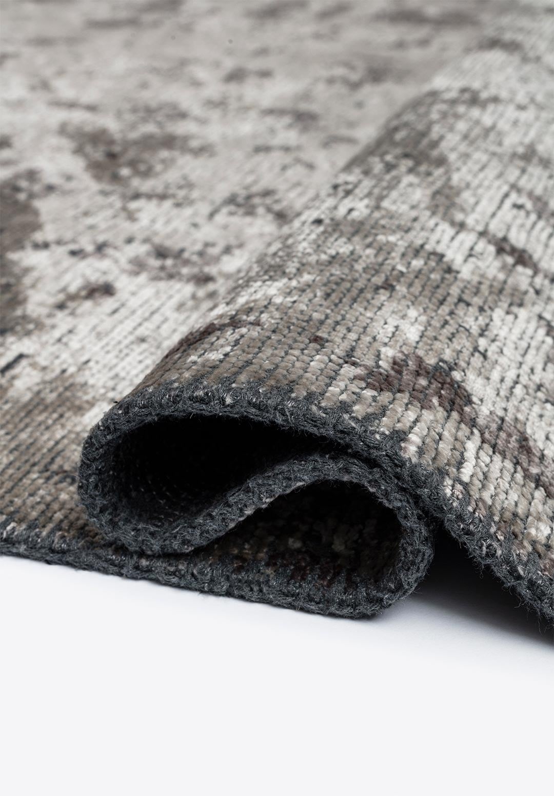 VERONA DARK GREY - CREAM RUG - 2
