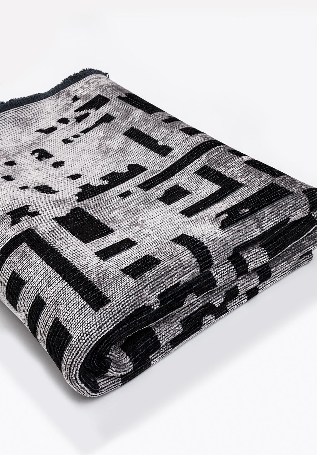 ROME BLACK - LIGHT GREY RUG - 4