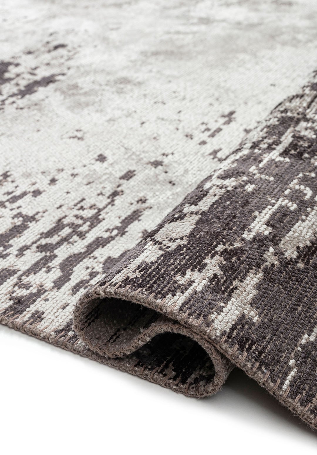 STREAM CHARCOAL - BONE RUG - 2