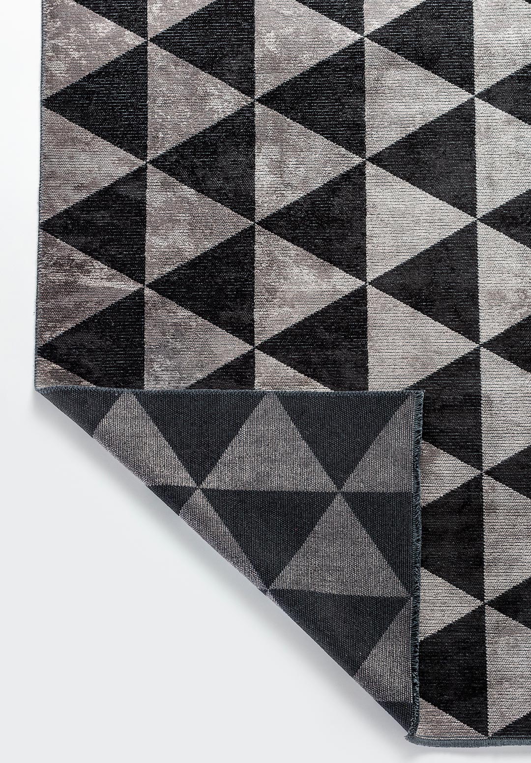 FERRARA BLACK - LIGHT GREY RUG - 3