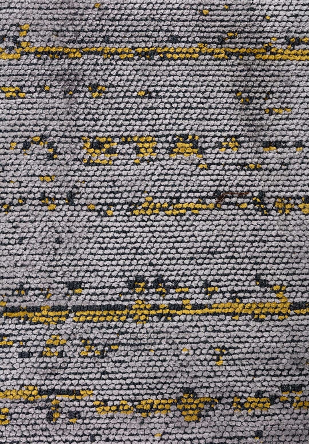 COMO LIGHT GREY - YELLOW RUG - 5