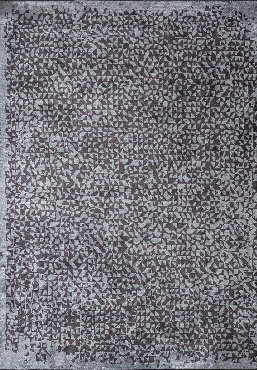 BOLOGNA CHARCOAL - ICE BLUE RUG - 1