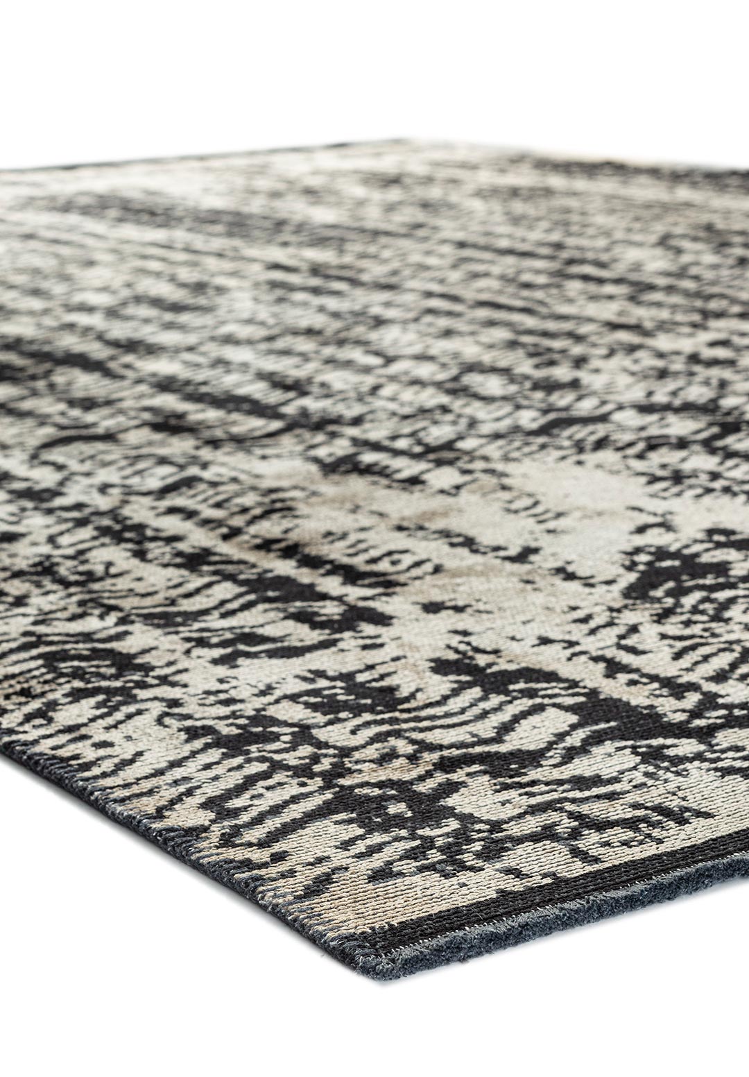 TERAMO BLACK - BEIGE RUG - 4