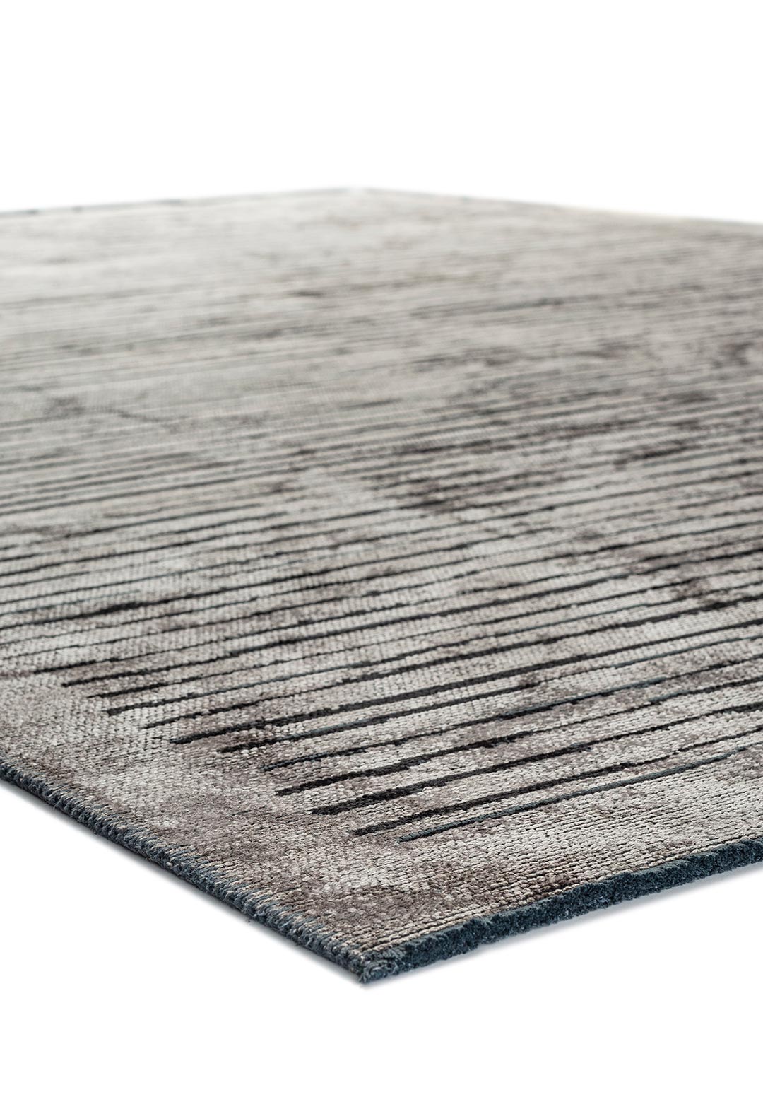STRIPE BLACK - DARK GREY RUG - 4