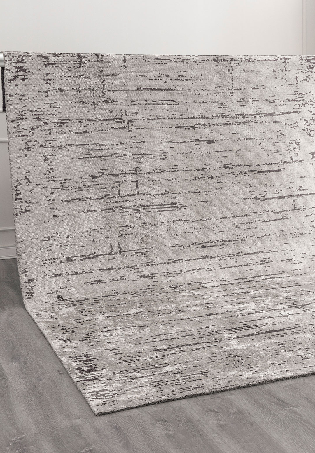 WIND CHARCOAL - LIGHT GREY RUG - 4