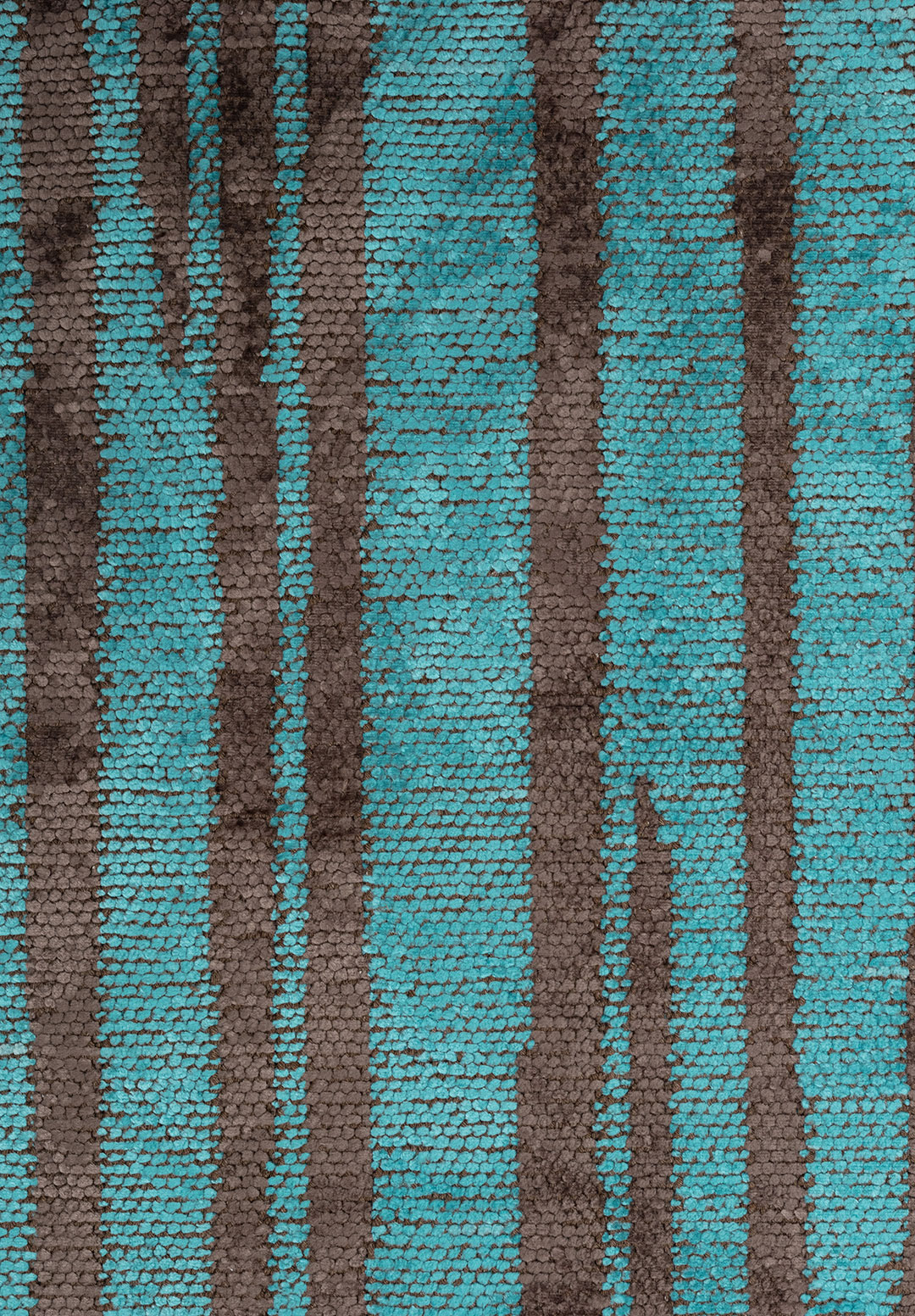GRAVITY DARK MINK - TURQUOISE RUG - 5