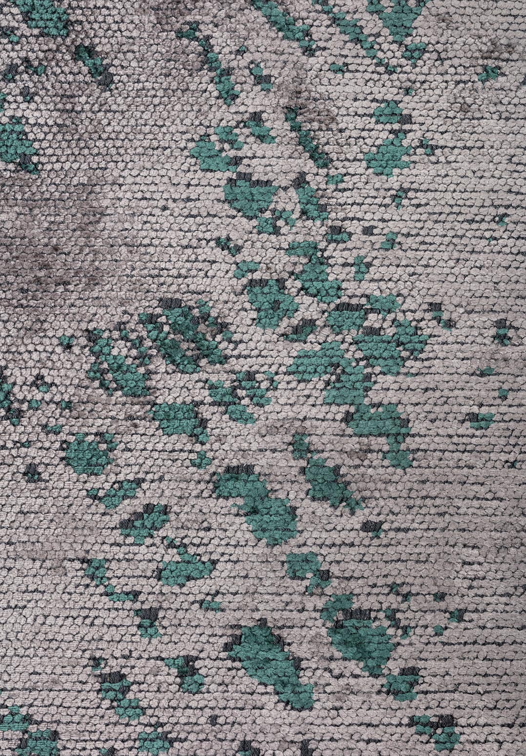 RUSTIC GREY - DARK GREEN RUG - 5