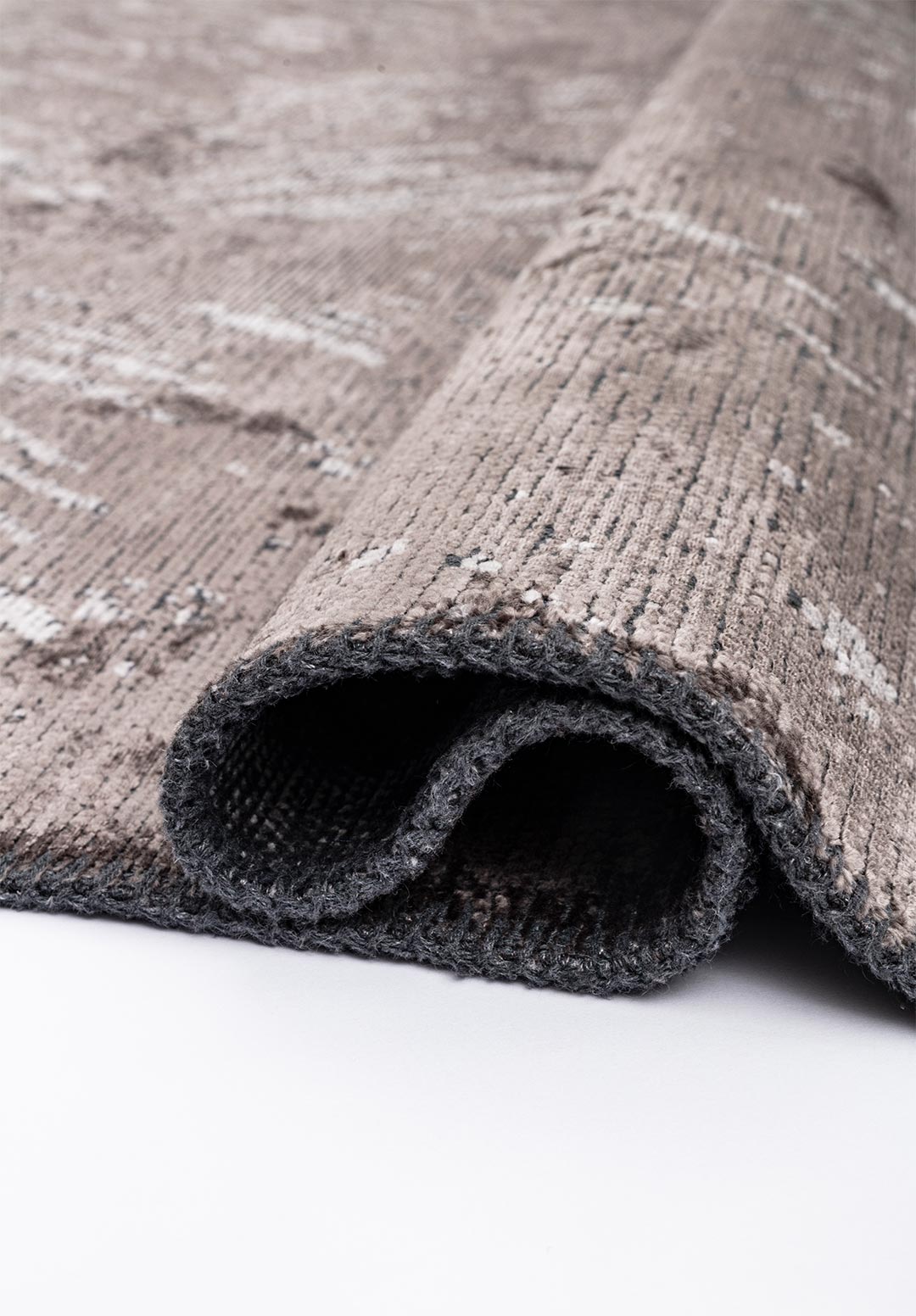 RUSTIC DARK GREY - LIGHT GREY RUG - 2